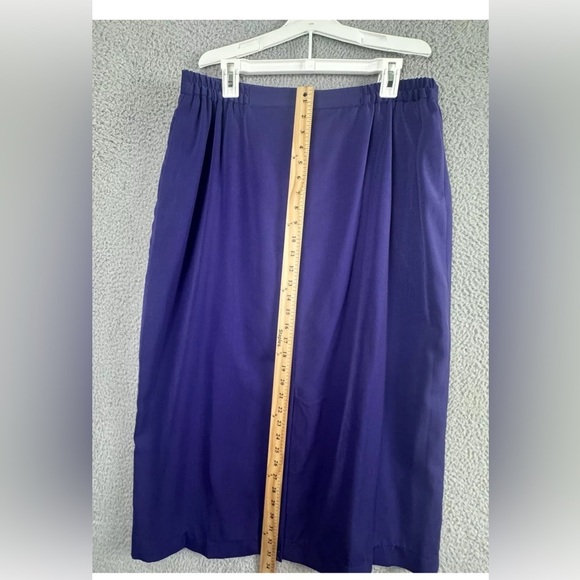 GMI Skirt Suit Womens 18W Plus Size Purple One Button Lined Stretch - Picture 16 of 16
